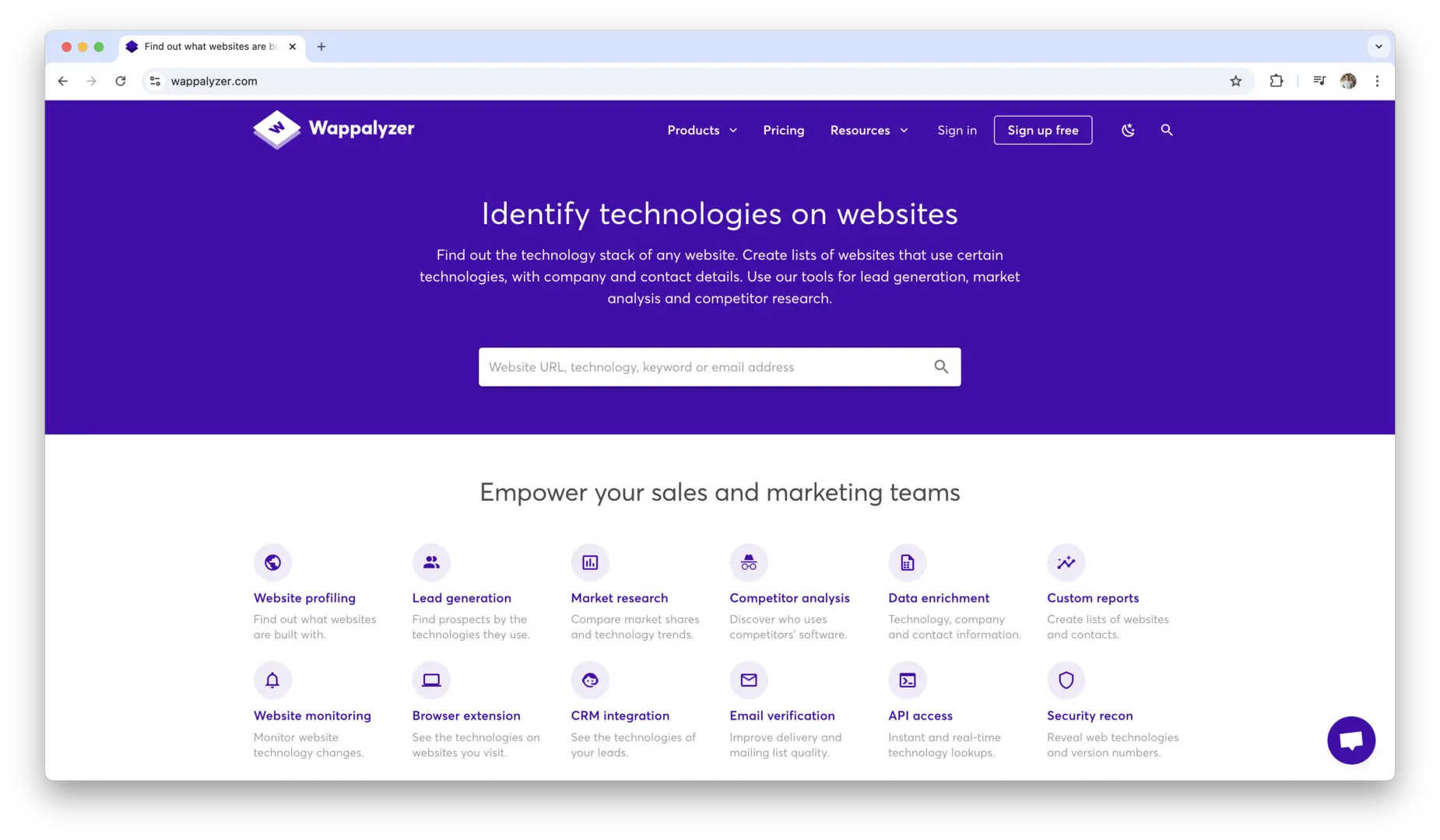 Wappalyzer logo