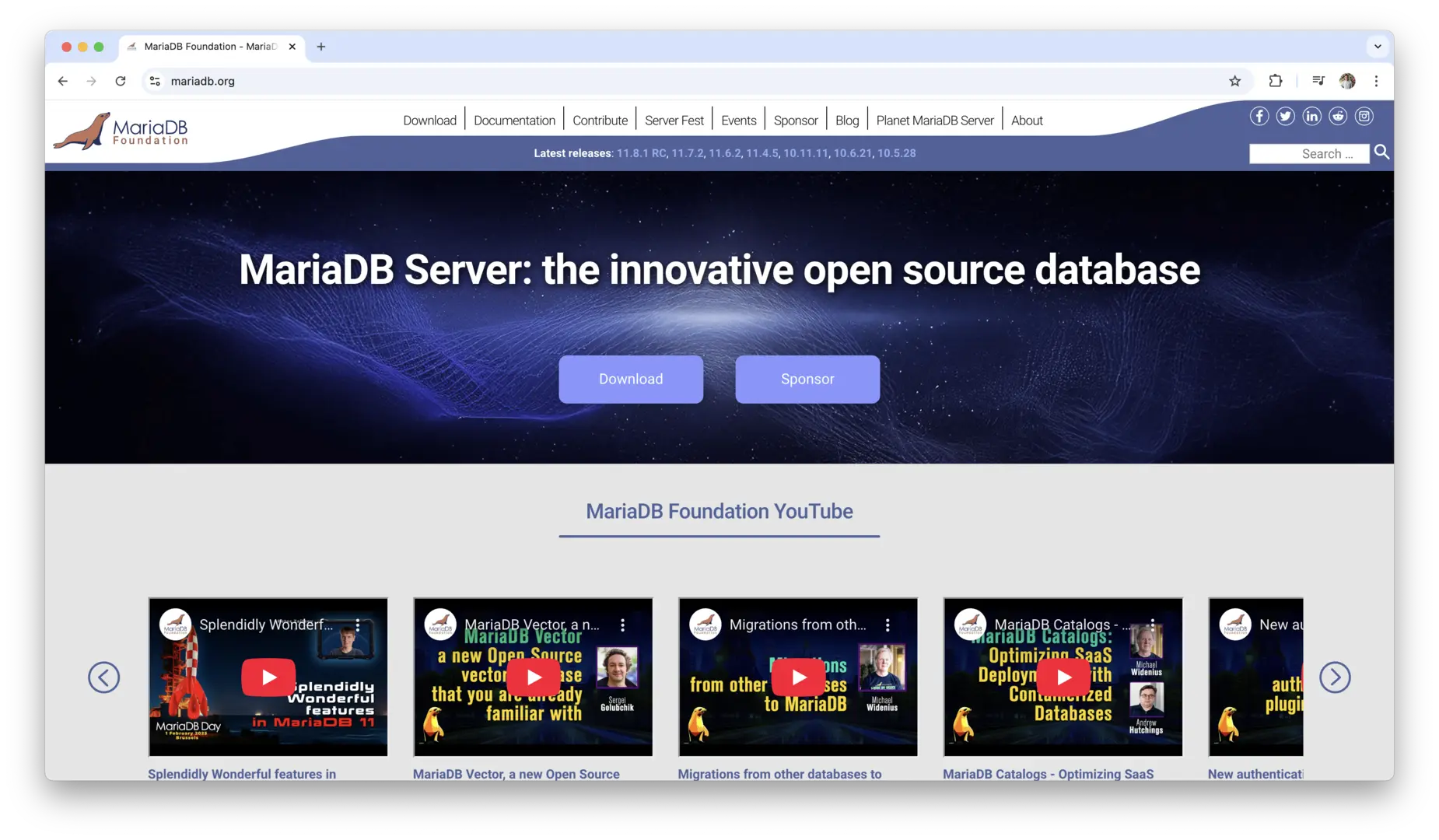 MariaDB logo