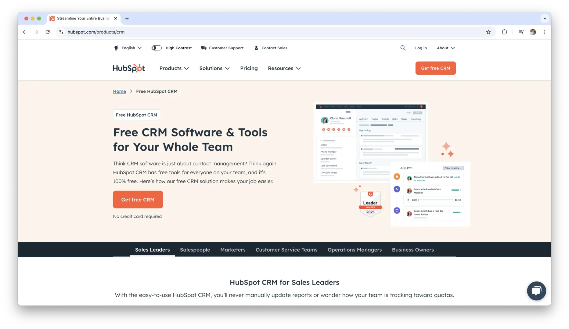 Best Marketing Automation Software Solutions HubSpot CRM