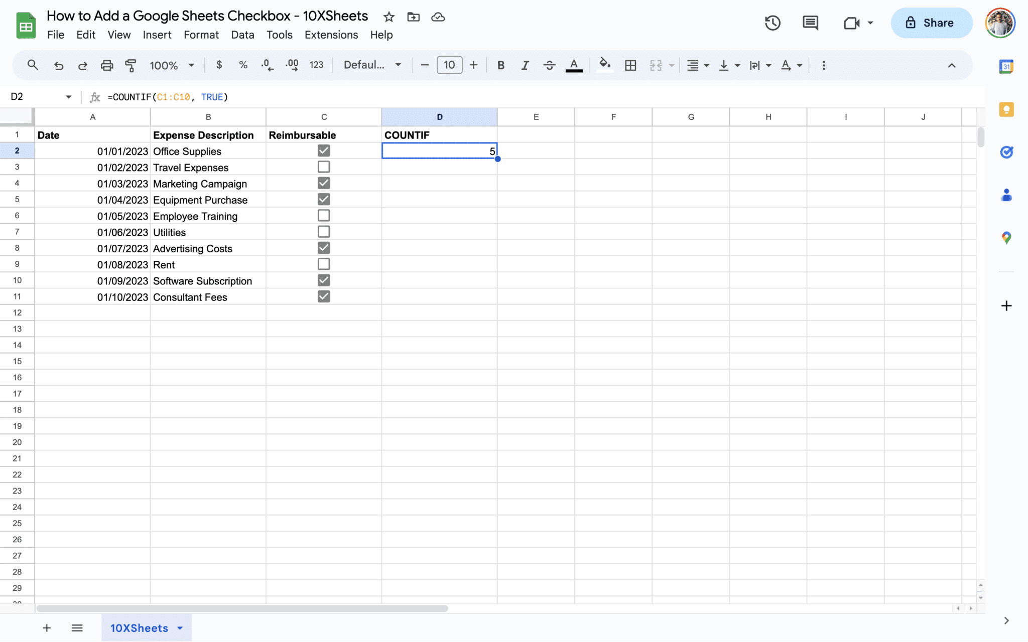 How to Add a Google Sheets Checkbox 20 Guide   20XSheets