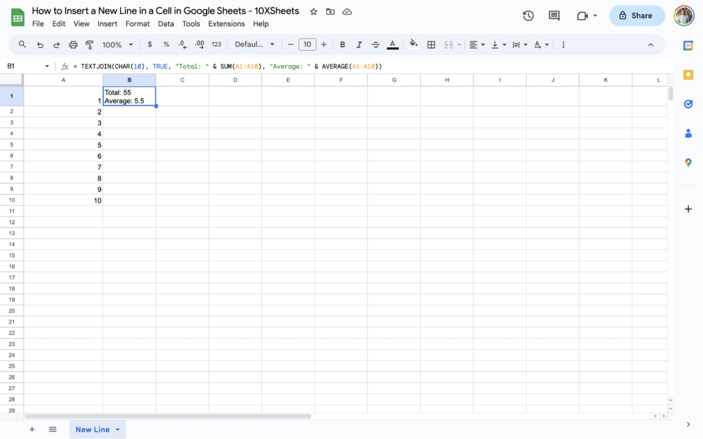 How to Insert a New Line in a Cell in Google Sheets (5 Easy Ways ...